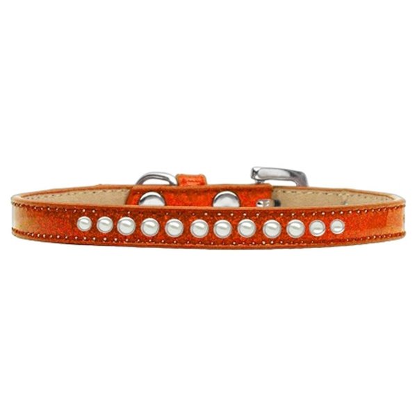 Mirage Pet Products Pearl Puppy Ice Cream CollarOrange Size 16 612-03 OR-16